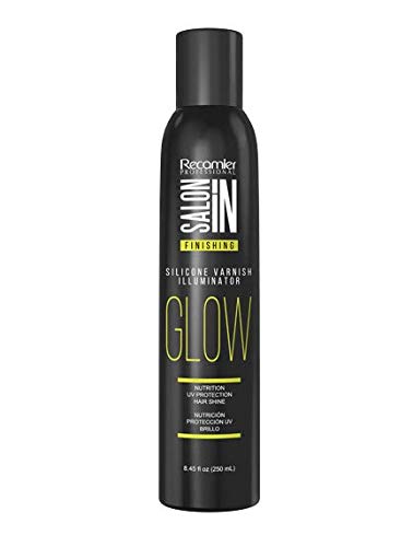 Recamier Professional Salon In Finishing Glow Hair Silicone Varnish Illuminator 8.45oz - Silicona Iluminadora Brillo Extremo para el cabello
