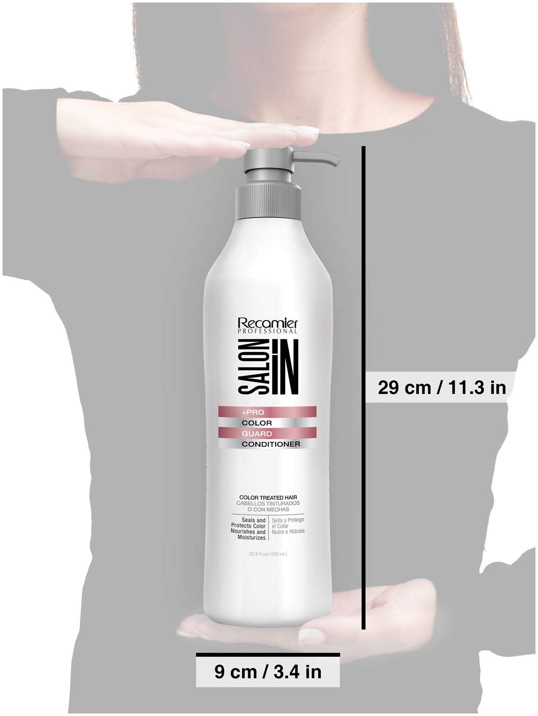 Recamier Professional Salon In +Pro Color Guard Hair Conditioner 33.8oz - Acondicionador para cabello pintado.