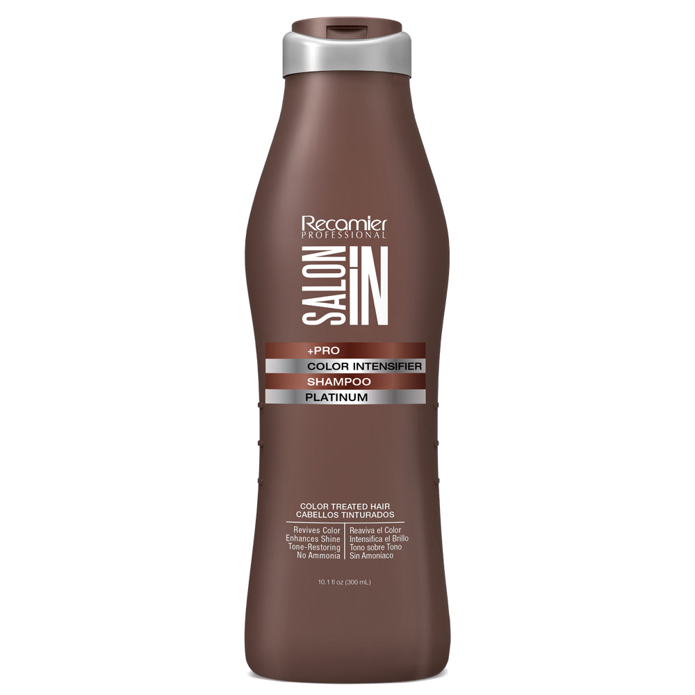Recamier Professional Salon In +Pro Color Intensifier Hair Shampoo Platinum 10.1oz - Champu Intensificador de Color Platino para cabello pintado