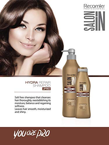 Recamier Professional Salon In +Pro Hydra Repair Hair Shampoo 10.1oz - Shampoo Reparador Hidratante Cabello Seco y Maltratado