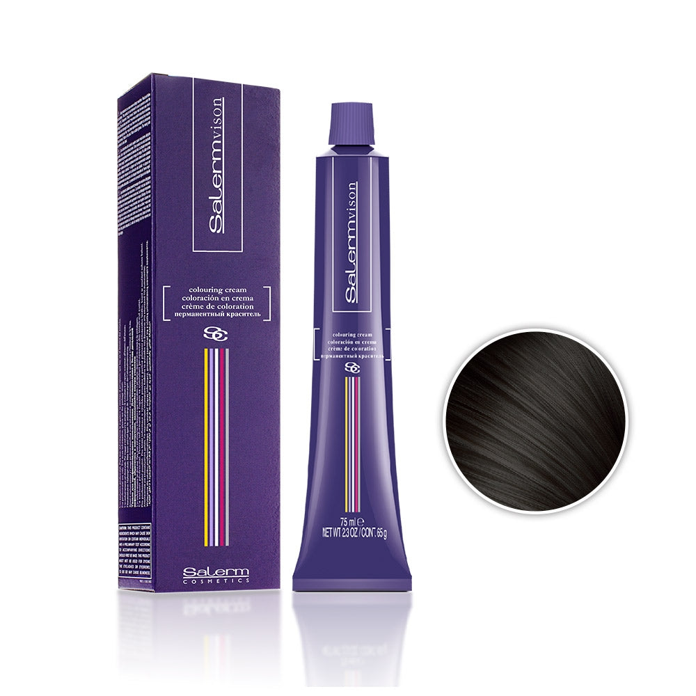 Salerm Cosmetics SalermVison Permanent Cream Hair Color 75ml / 2.5oz